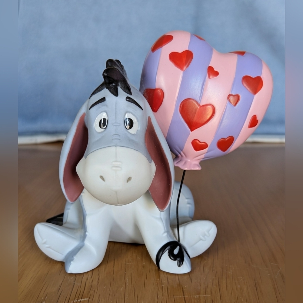 Disney's Pooh & Friends Eeyore "Heart Filled Wishes From Me To You" Figurine